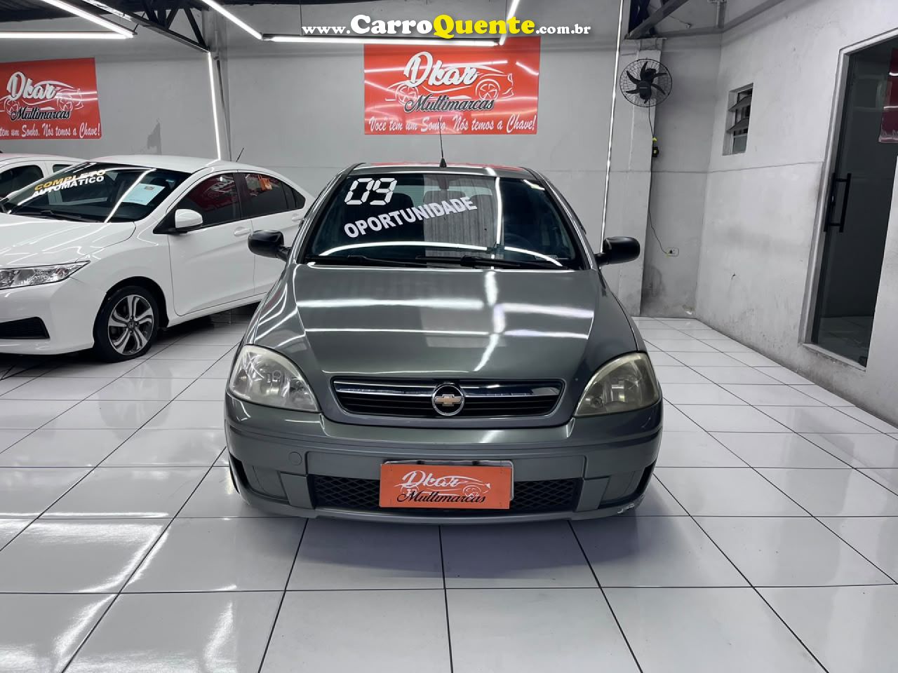 CHEVROLET   CORSA HATCH MAXX   CINZA 2009 1.0 FLEX - Loja