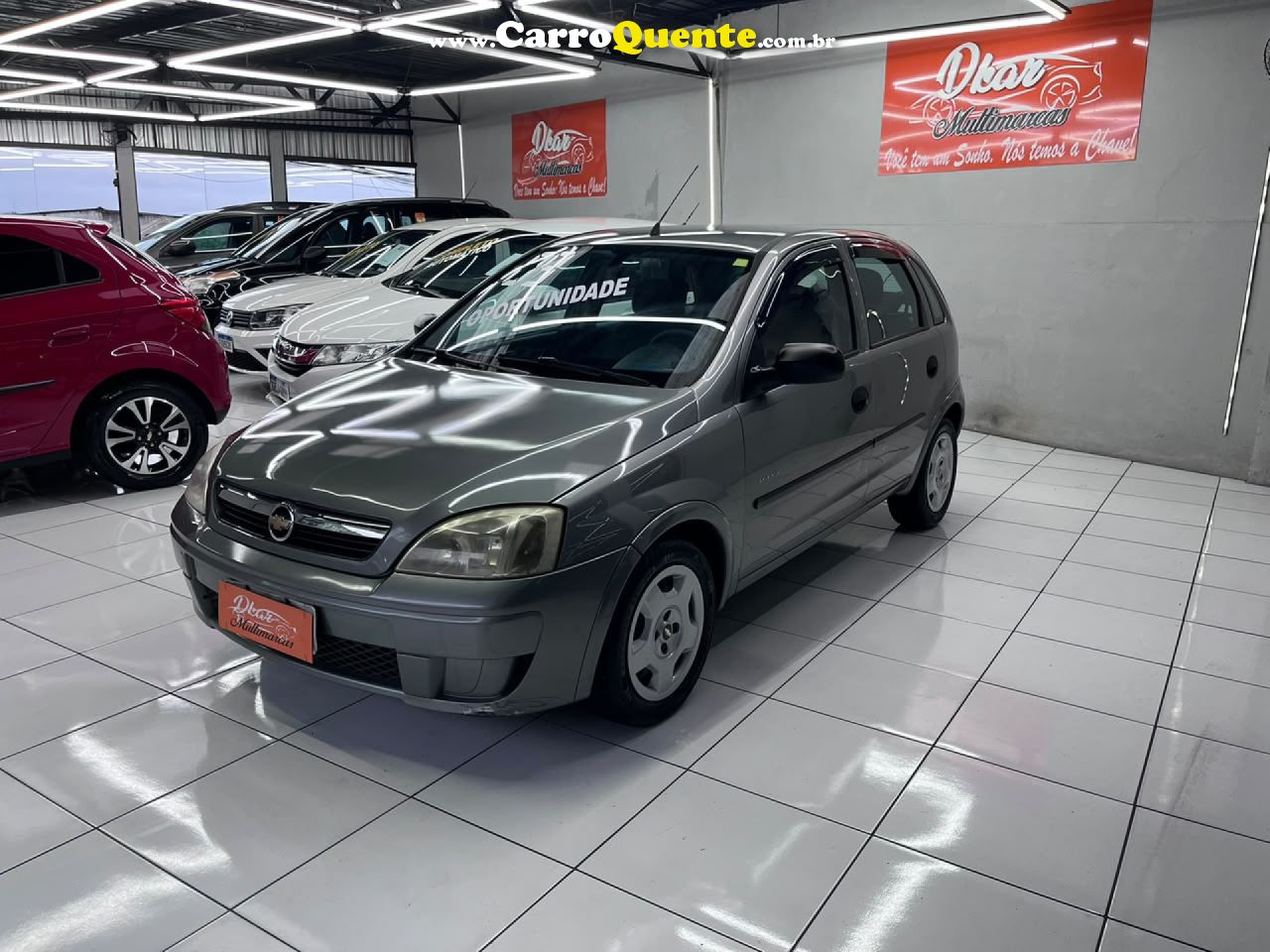 CHEVROLET   CORSA HATCH MAXX   CINZA 2009 1.0 FLEX - Loja