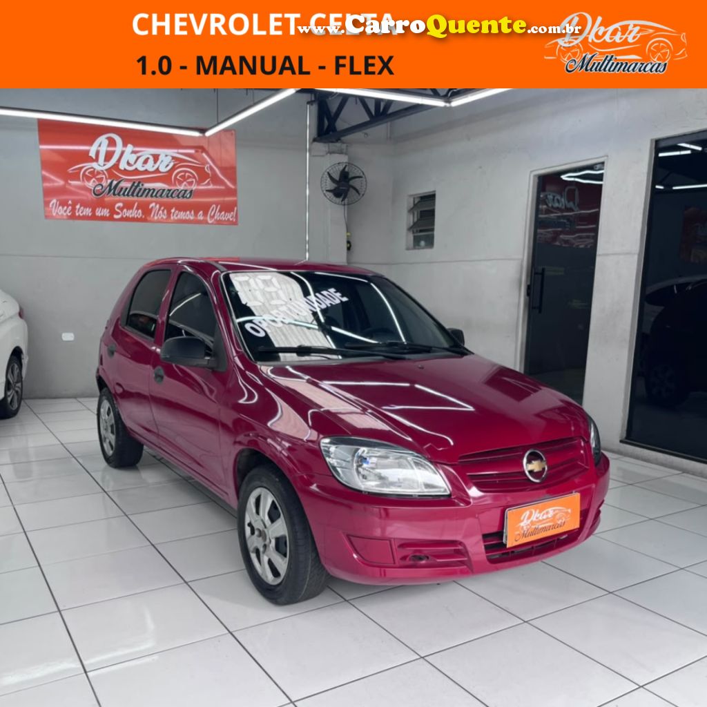 CHEVROLET   CELTA 4P LIFE   VERMELHO 2009 1.0 FLEX - Loja