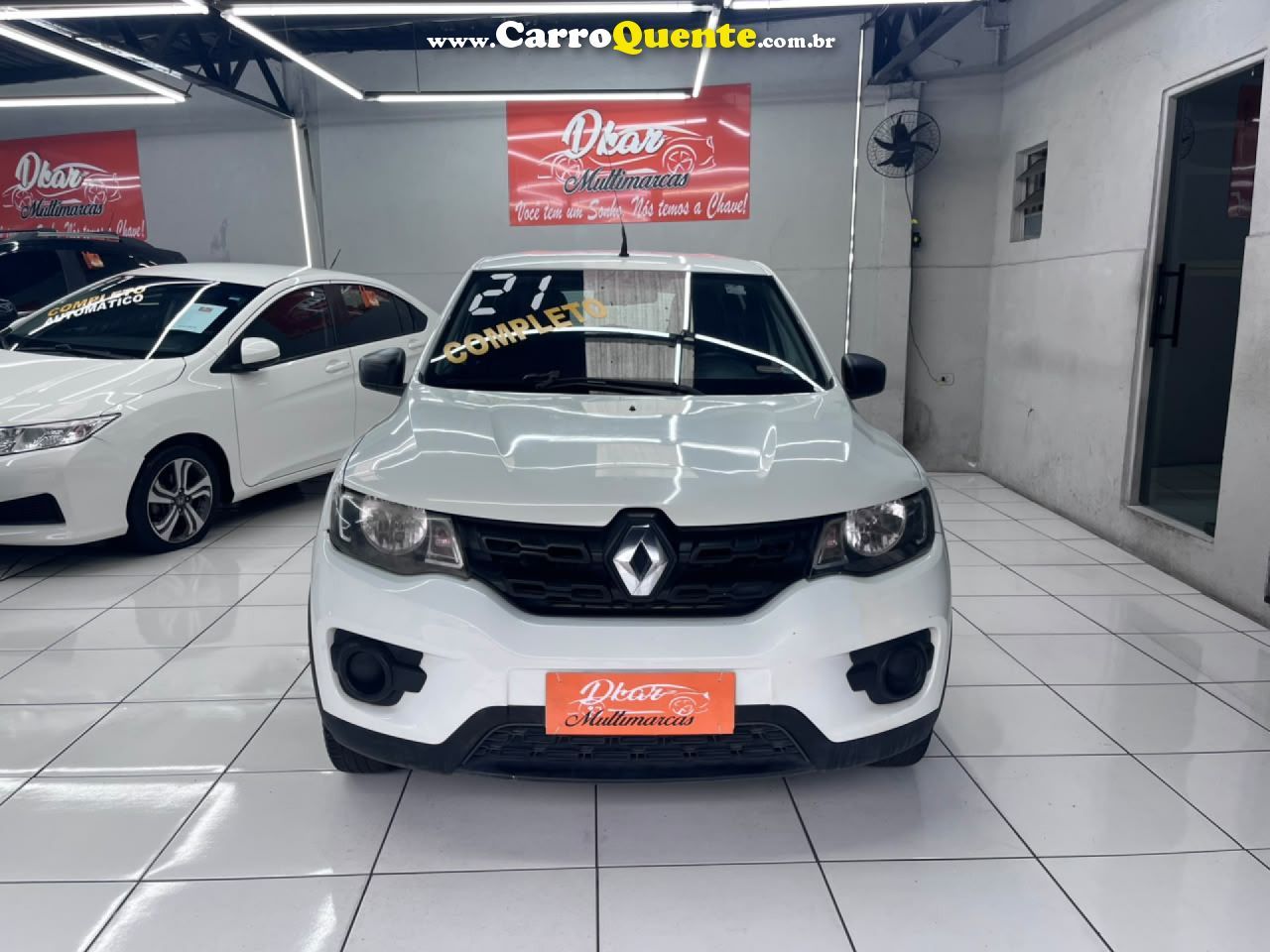 RENAULT   KWID ZEN    BRANCO 2021 1.0 FLEX - Loja