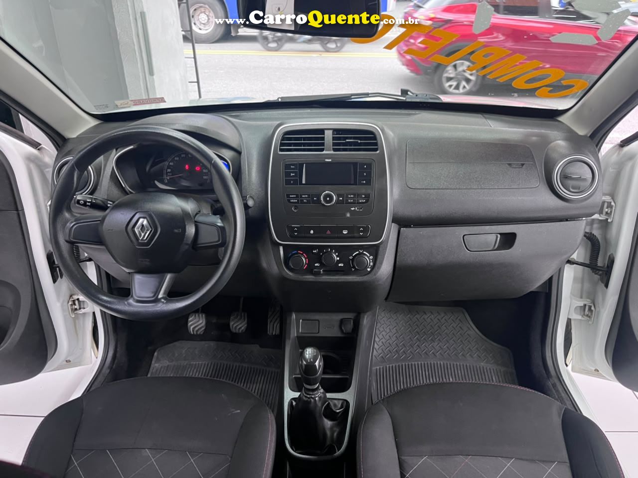 RENAULT   KWID ZEN    BRANCO 2021 1.0 FLEX - Loja