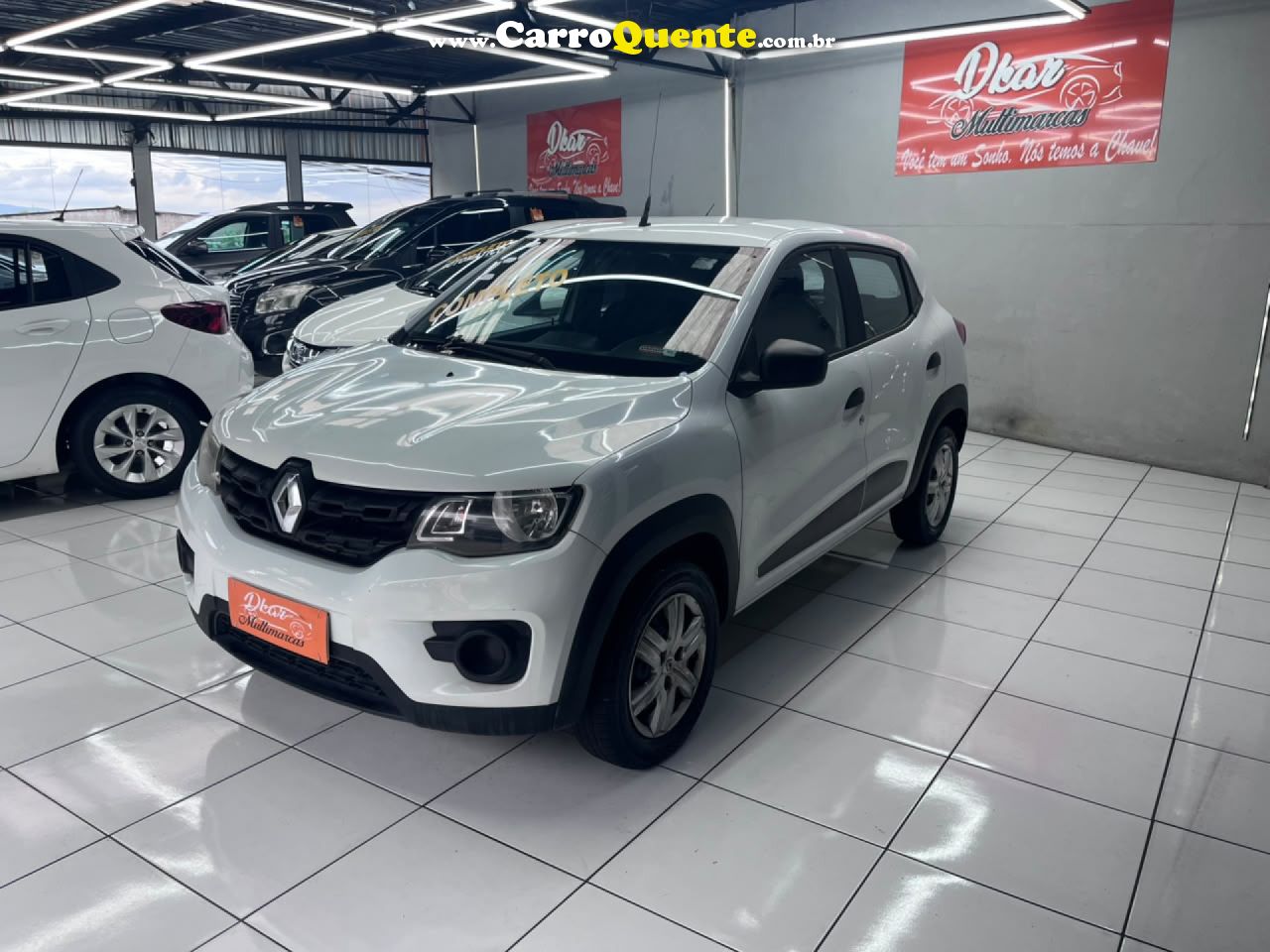 RENAULT   KWID ZEN    BRANCO 2021 1.0 FLEX - Loja