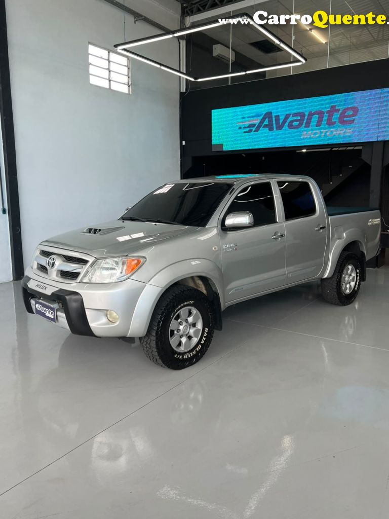 TOYOTA   HILUX CD SRV D4-D 4X4 3.0 TDI DIESEL AUT   PRATA 2008 3.0 DIESEL - Loja