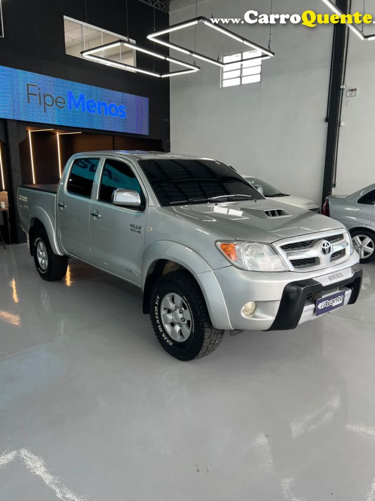 TOYOTA   HILUX CD SRV D4-D 4X4 3.0 TDI DIESEL AUT   PRATA 2008 3.0 DIESEL - Loja