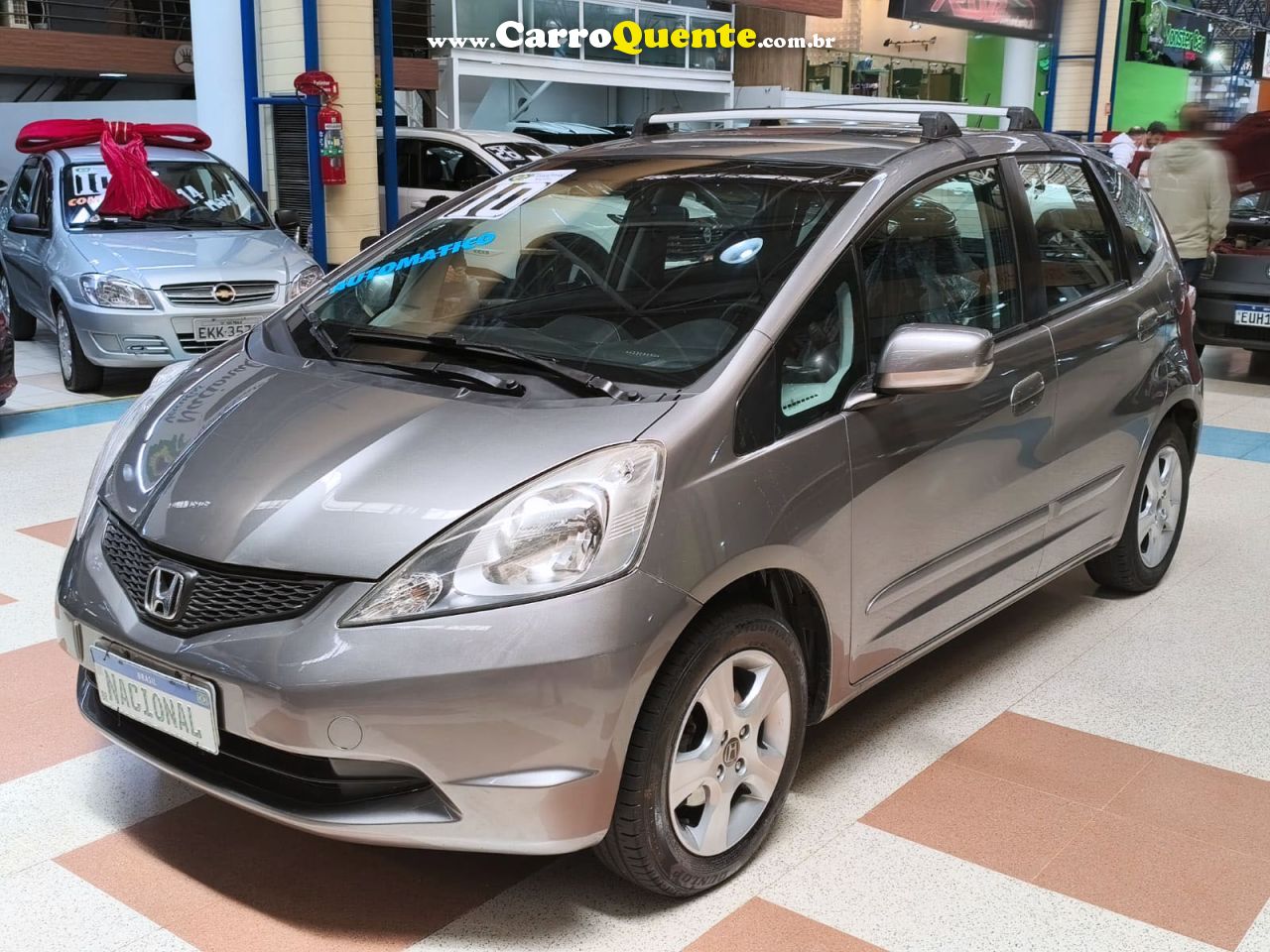 HONDA FIT 2010 1.4 LX AUTOMÁTICO COMPLETO + MULTIMÍDIA 2010 - Loja