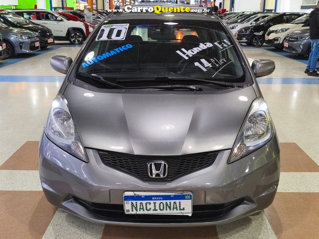 HONDA FIT 2010 1.4 LX AUTOMÁTICO COMPLETO + MULTIMÍDIA 2010 - Loja