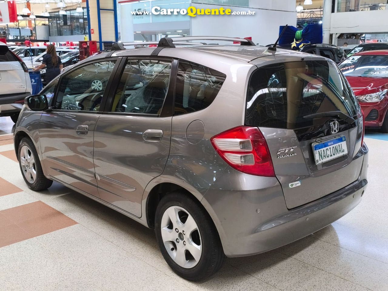 HONDA FIT 2010 1.4 LX AUTOMÁTICO COMPLETO + MULTIMÍDIA 2010 - Loja