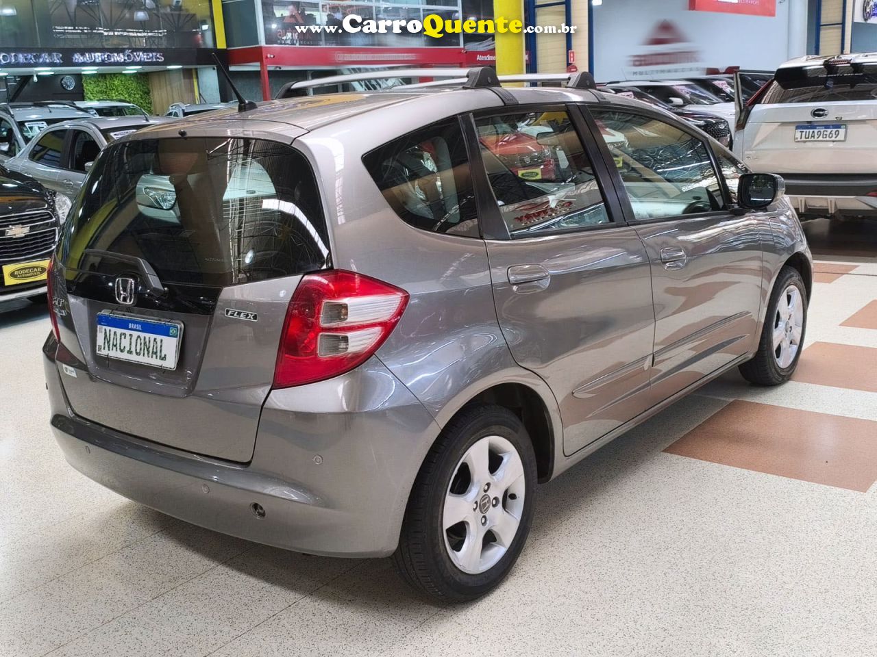 HONDA FIT 2010 1.4 LX AUTOMÁTICO COMPLETO + MULTIMÍDIA 2010 - Loja