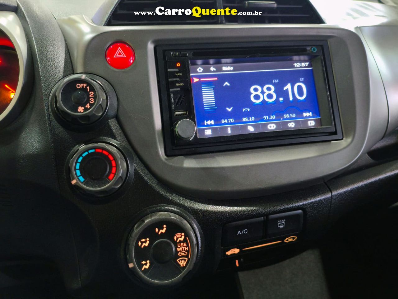HONDA FIT 2010 1.4 LX AUTOMÁTICO COMPLETO + MULTIMÍDIA 2010 - Loja