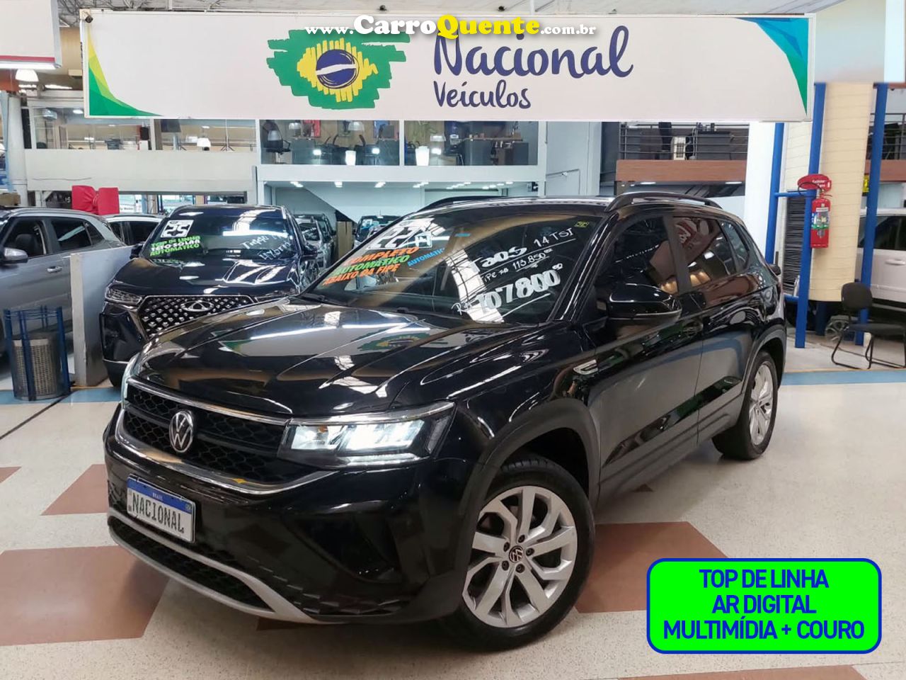 VOLKSWAGEN TAOS 2022 250 TSI HIGHLINE AR DUALZONE + COURO 2022 - Loja