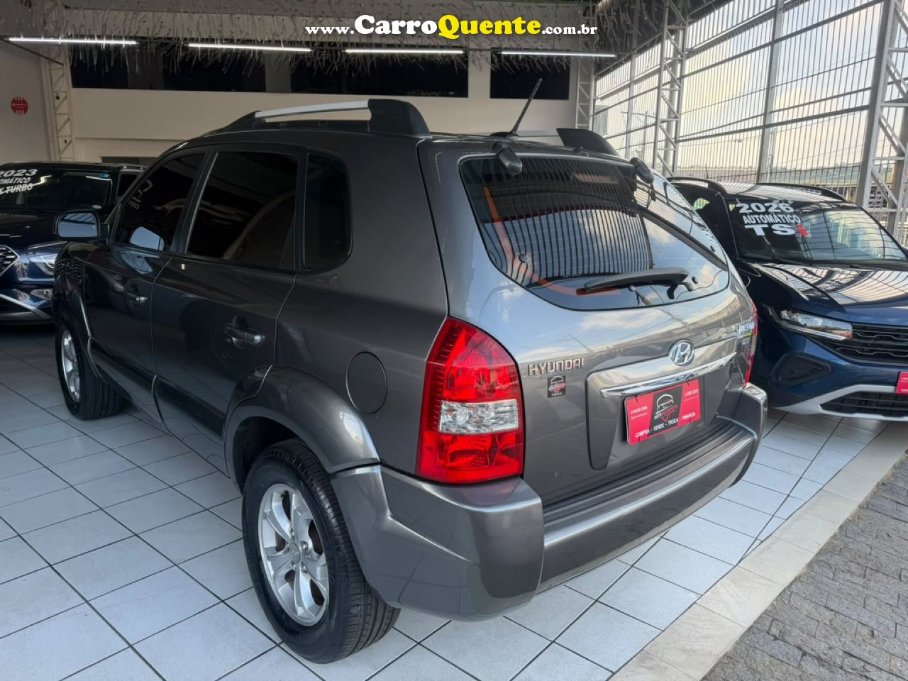 HYUNDAI   TUCSON 2.0 16V FLEX AUT.   CINZA 2015 2.0 FLEX - Loja