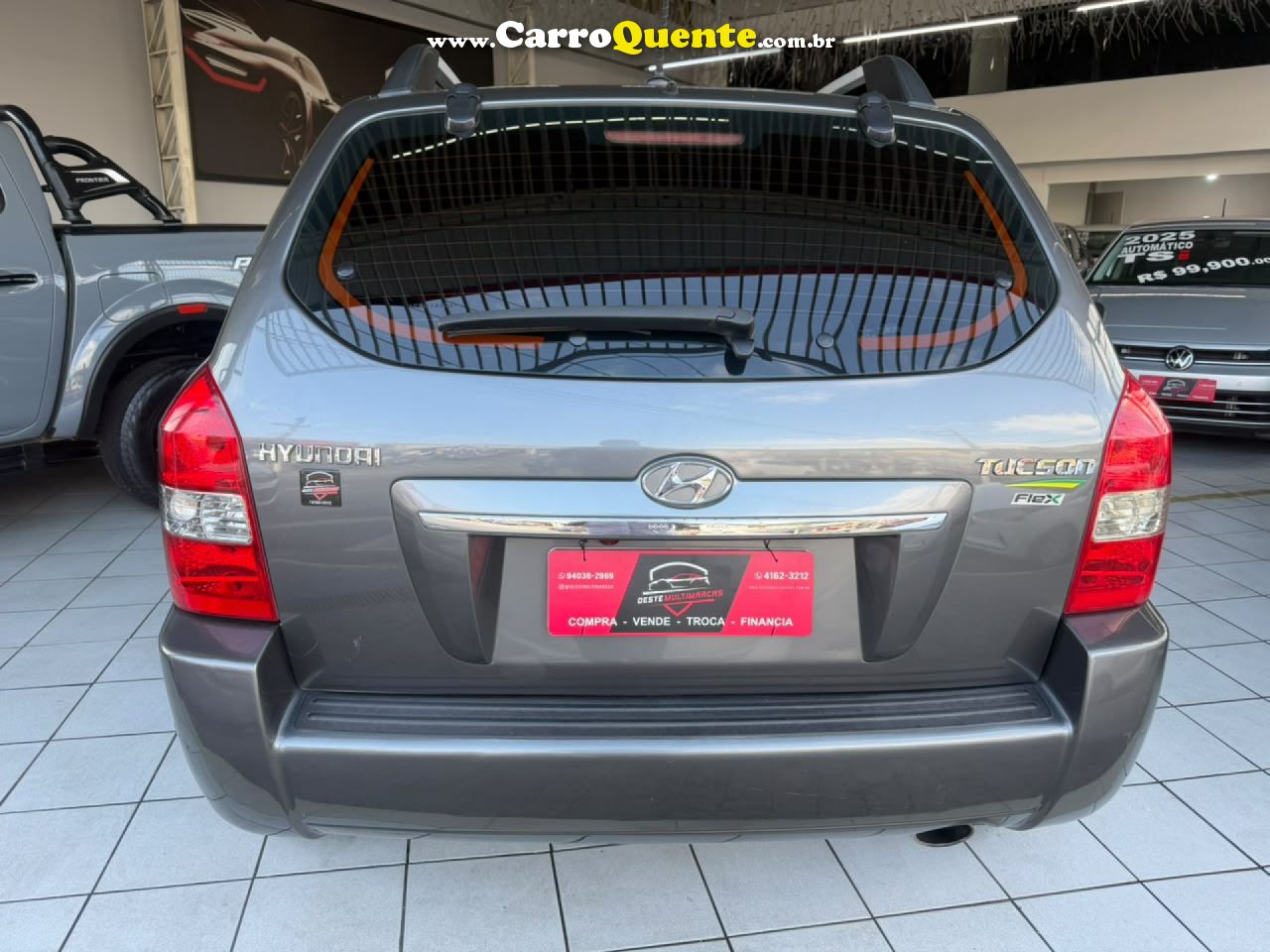 HYUNDAI   TUCSON 2.0 16V FLEX AUT.   CINZA 2015 2.0 FLEX - Loja