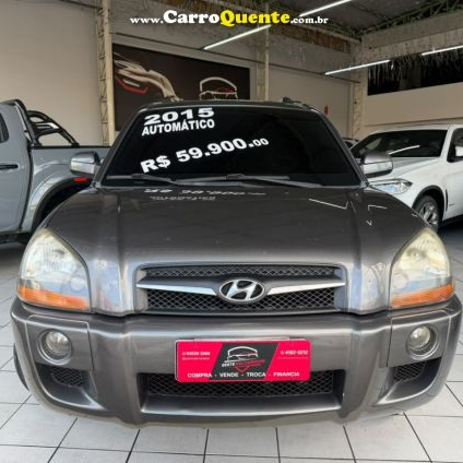 HYUNDAI   TUCSON 2.0 16V FLEX AUT.   CINZA 2015 2.0 FLEX