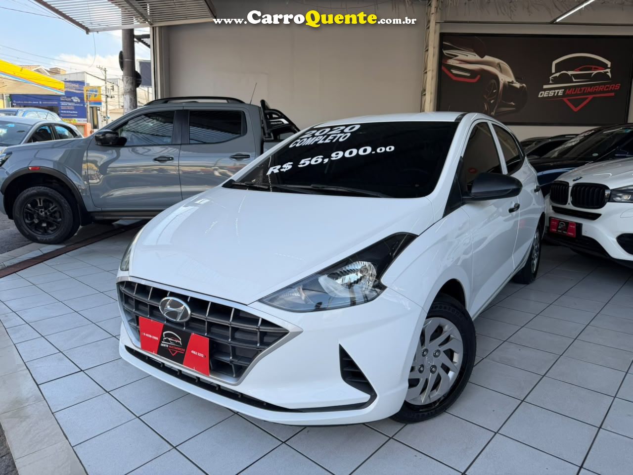 HYUNDAI   HB20 SENSE 1.0 FLEX 12V MEC.   BRANCO 2020 1.0 FLEX - Loja