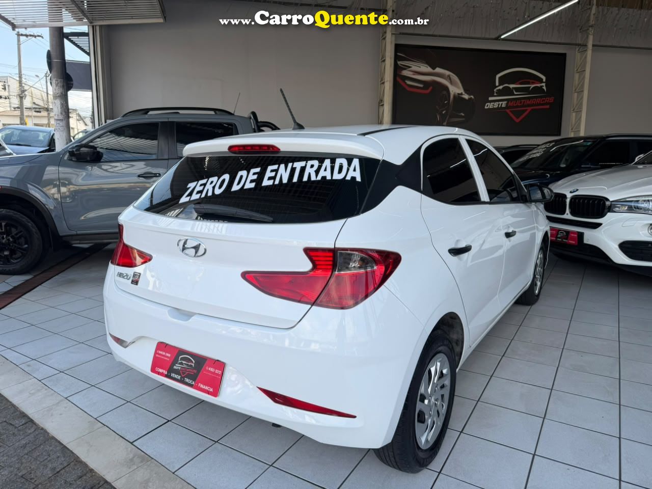 HYUNDAI   HB20 SENSE 1.0 FLEX 12V MEC.   BRANCO 2020 1.0 FLEX - Loja