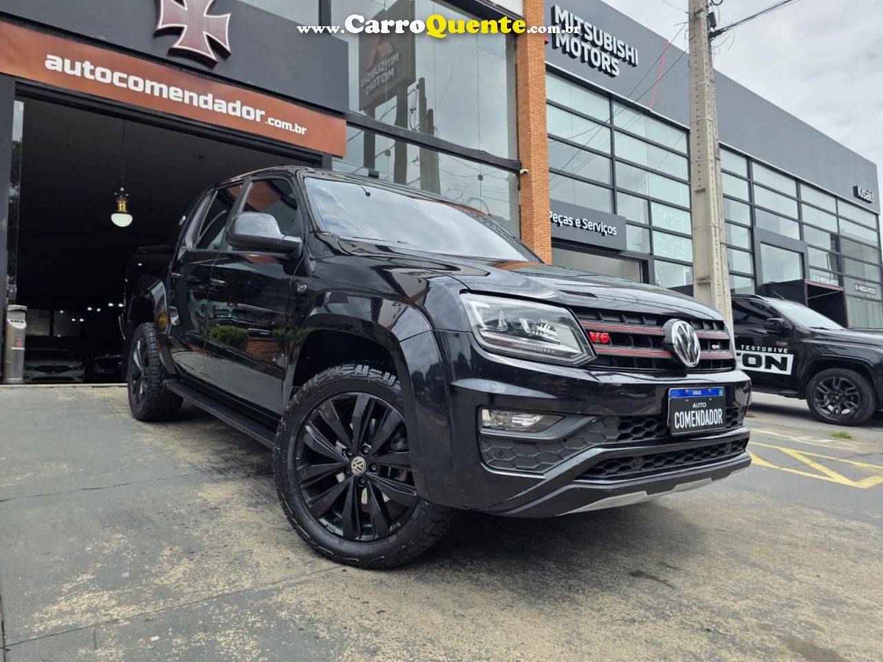 VOLKSWAGEN   AMAROK EXTREME CD 3.0 4X4 TB DIES. AUT.   PRETO 2019 3.0 DIESEL - Loja