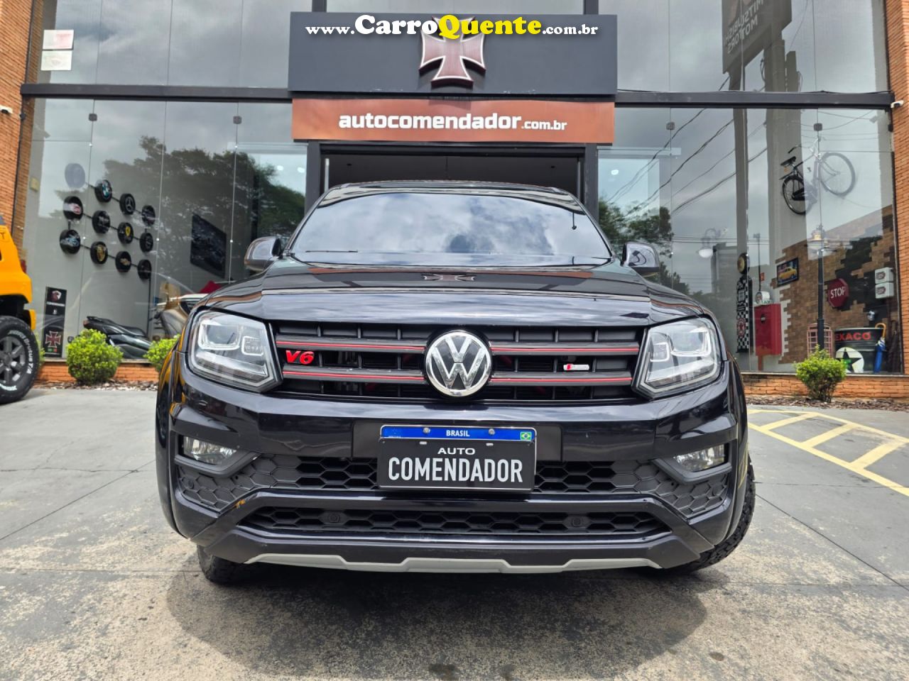VOLKSWAGEN   AMAROK EXTREME CD 3.0 4X4 TB DIES. AUT.   PRETO 2019 3.0 DIESEL - Loja