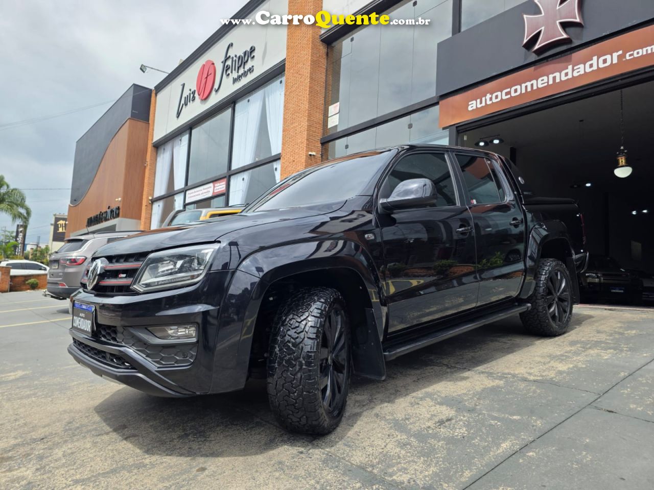 VOLKSWAGEN   AMAROK EXTREME CD 3.0 4X4 TB DIES. AUT.   PRETO 2019 3.0 DIESEL - Loja
