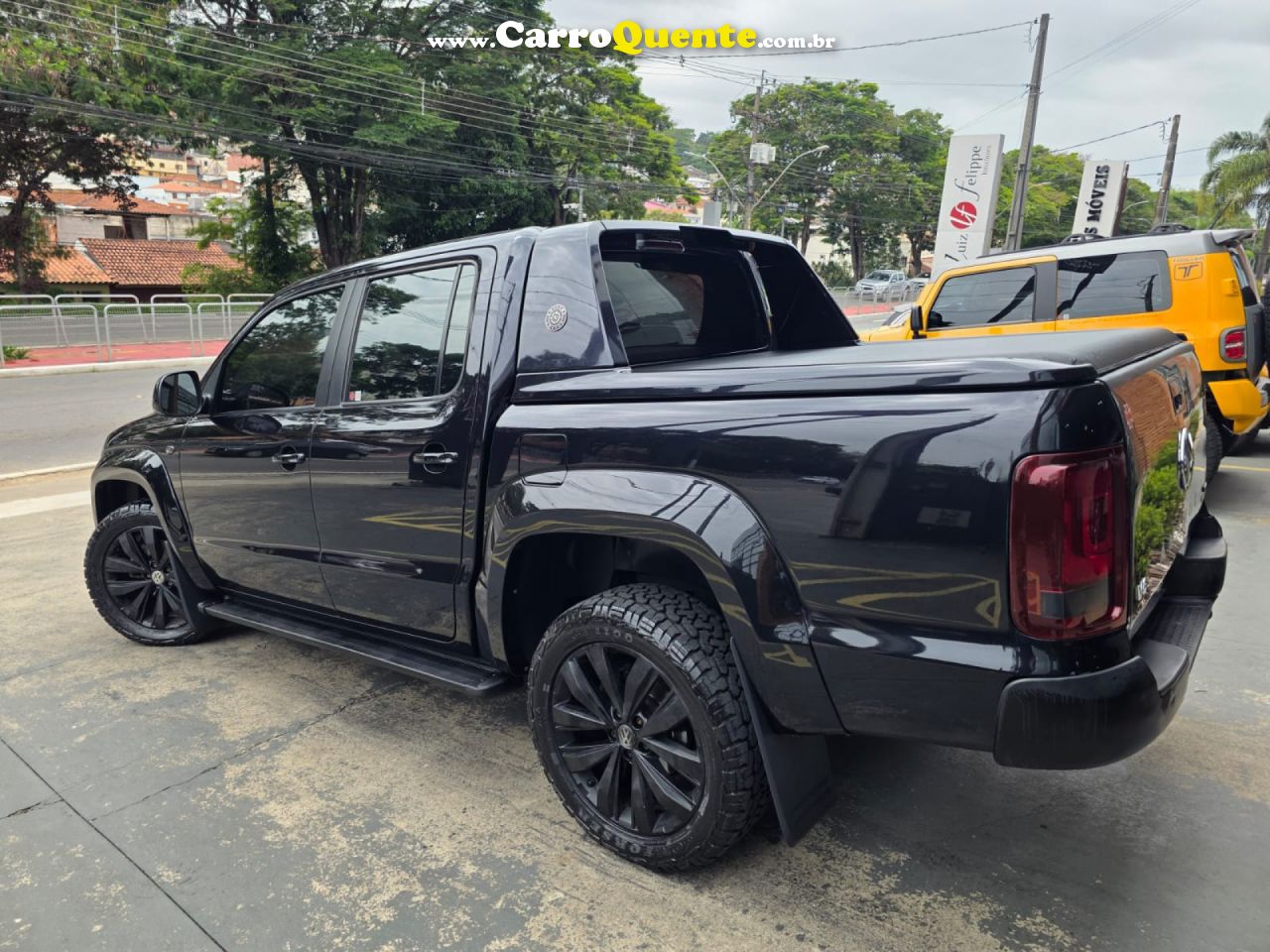 VOLKSWAGEN   AMAROK EXTREME CD 3.0 4X4 TB DIES. AUT.   PRETO 2019 3.0 DIESEL - Loja