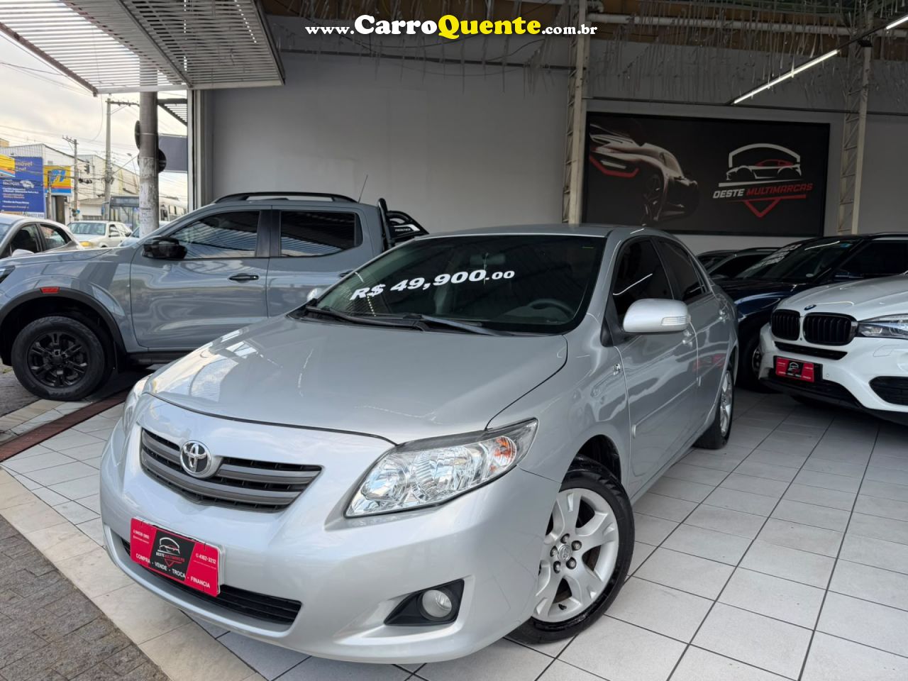 TOYOTA   COROLLA XEI 1.81.8 FLEX 16V AUT.   PRATA 2008 1.8 FLEX - Loja