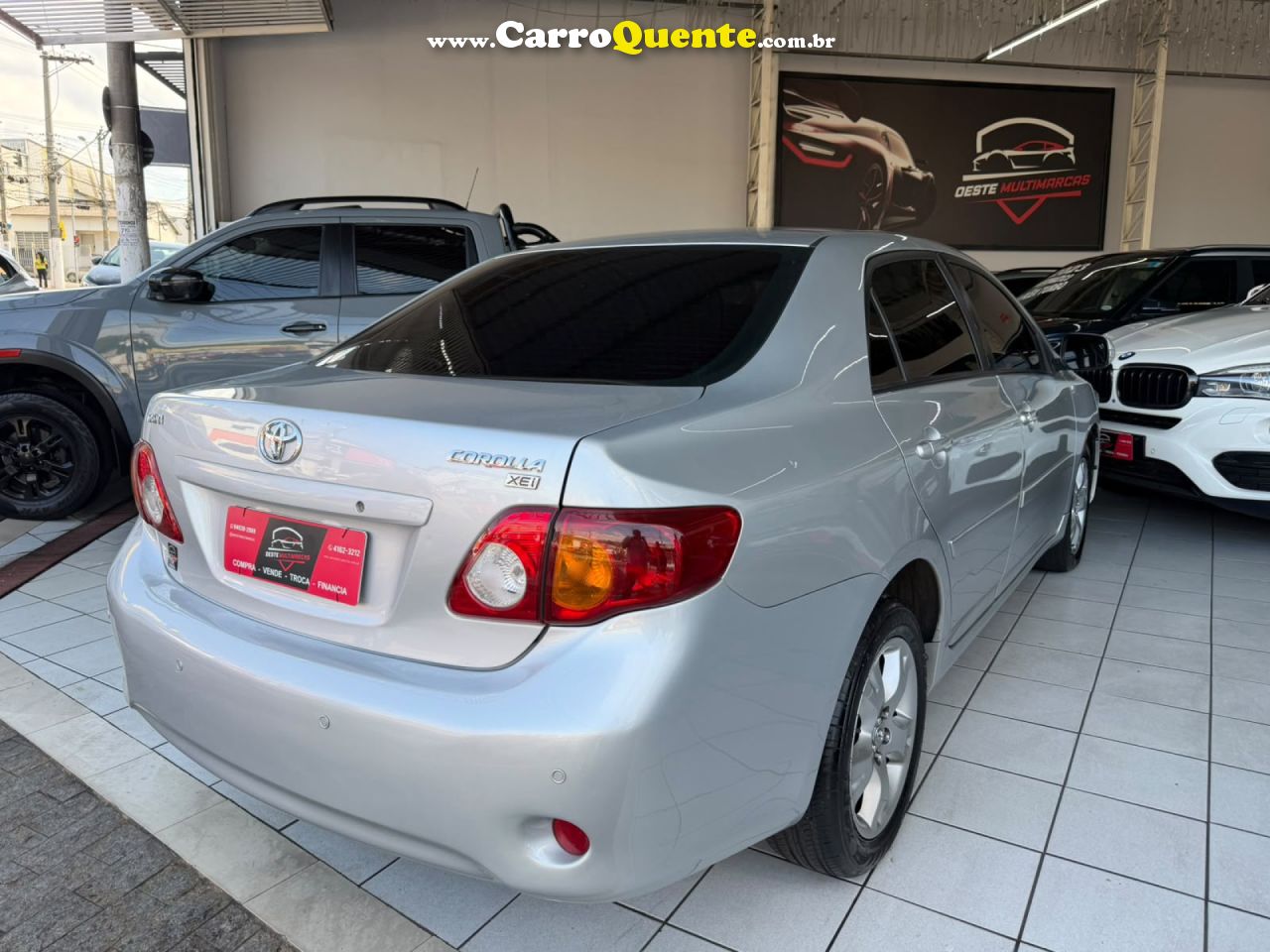 TOYOTA   COROLLA XEI 1.81.8 FLEX 16V AUT.   PRATA 2008 1.8 FLEX - Loja