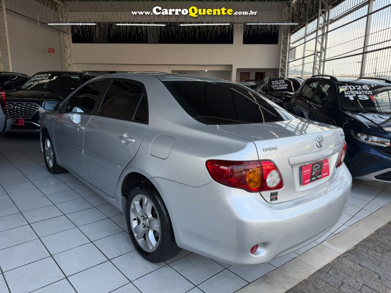 TOYOTA   COROLLA XEI 1.81.8 FLEX 16V AUT.   PRATA 2008 1.8 FLEX - Loja
