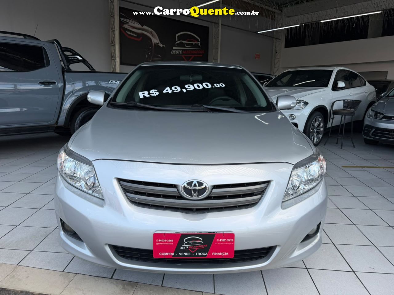 TOYOTA   COROLLA XEI 1.81.8 FLEX 16V AUT.   PRATA 2008 1.8 FLEX - Loja