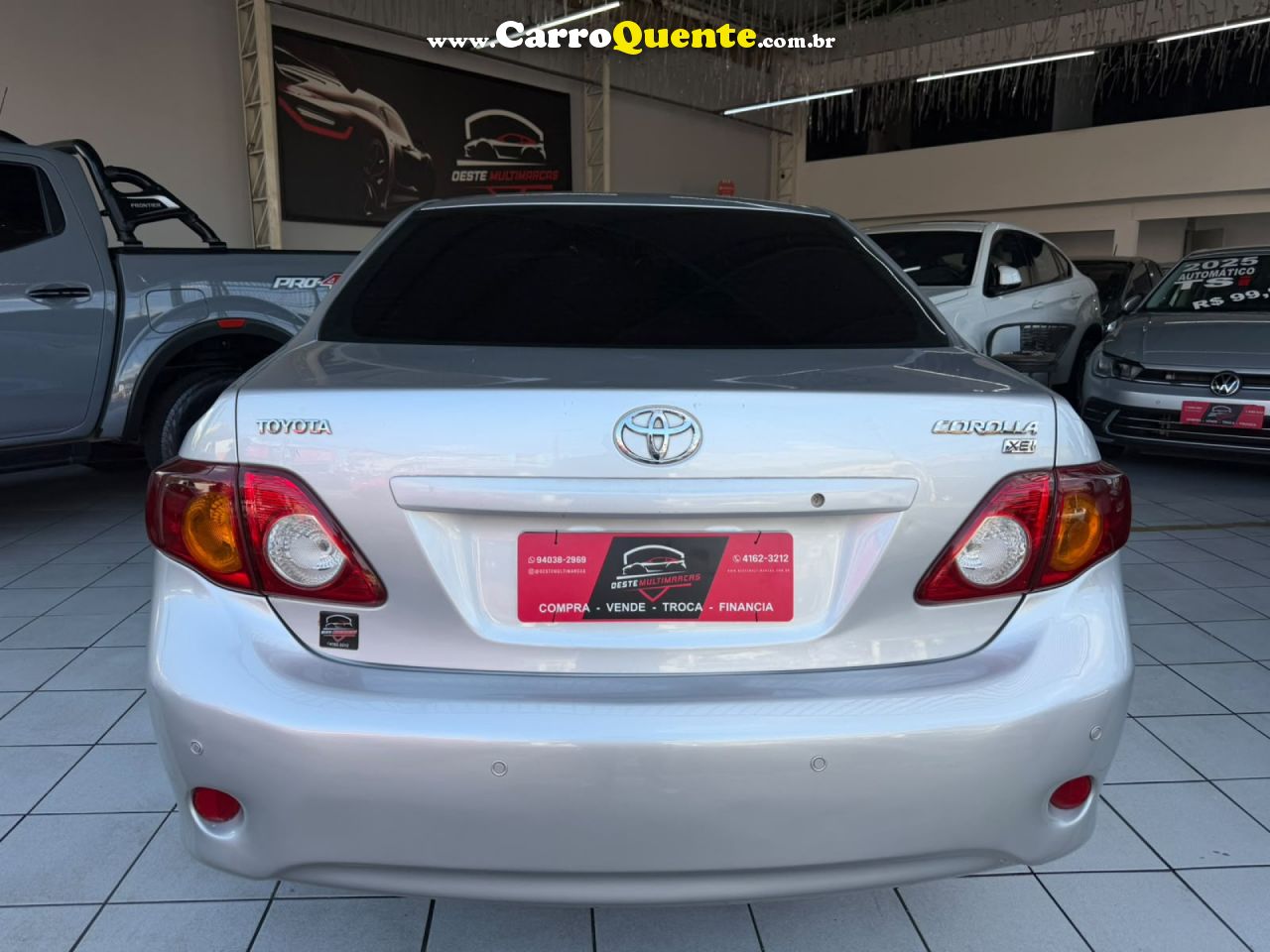 TOYOTA   COROLLA XEI 1.81.8 FLEX 16V AUT.   PRATA 2008 1.8 FLEX - Loja