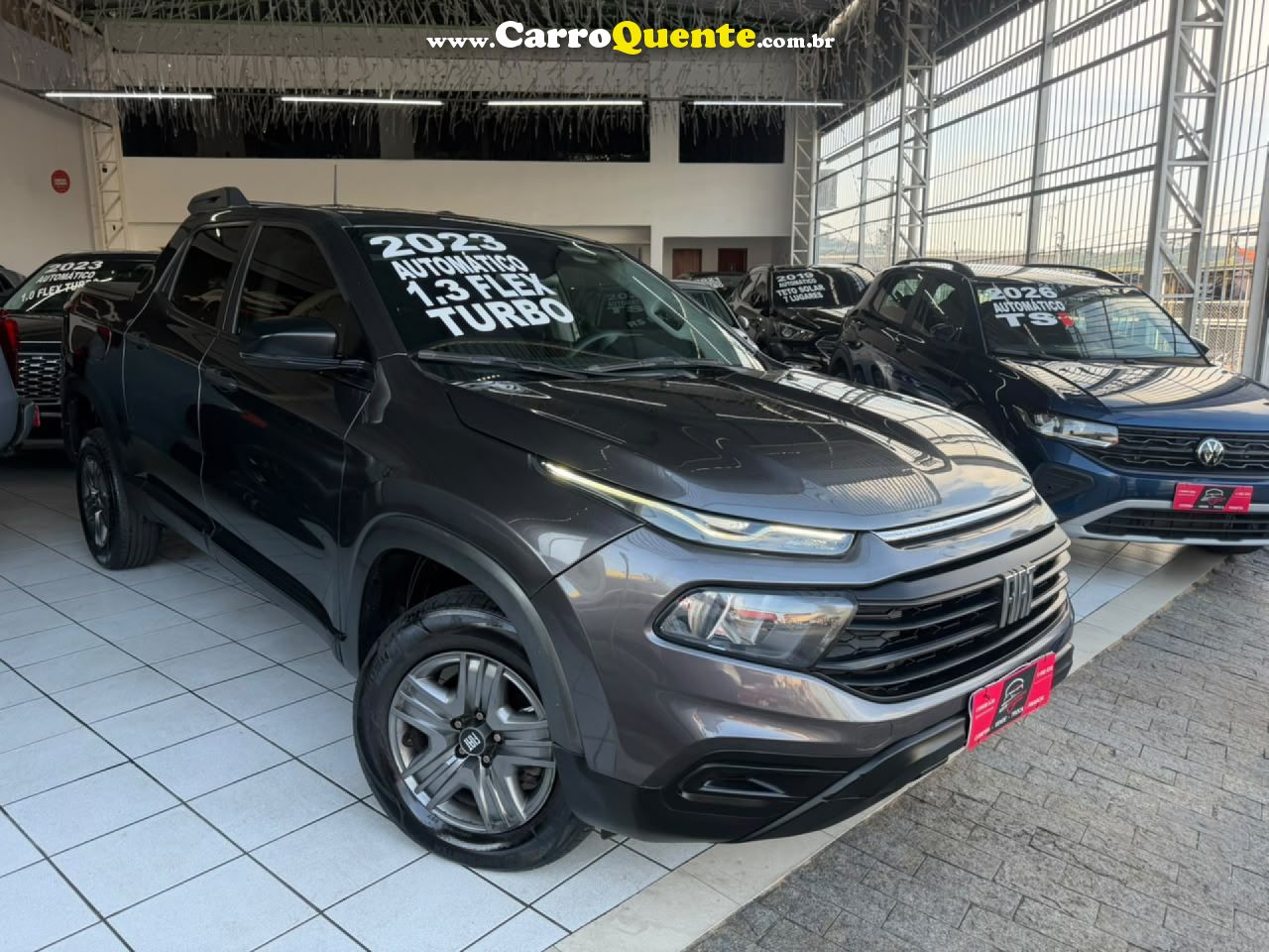 FIAT   TORO ENDURANCE 1.3 T270 4X2 FLEX AUT.   CINZA 2023 1.3 FLEX - Loja