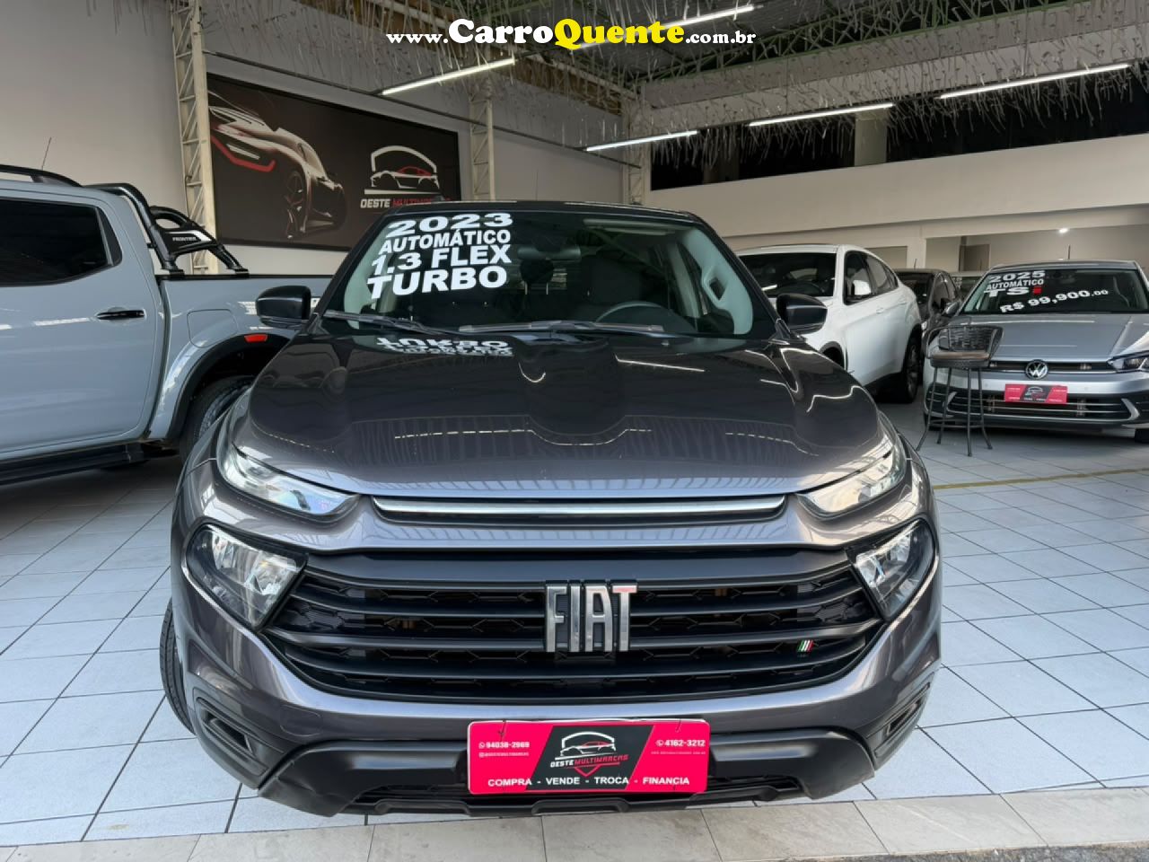 FIAT   TORO ENDURANCE 1.3 T270 4X2 FLEX AUT.   CINZA 2023 1.3 FLEX - Loja