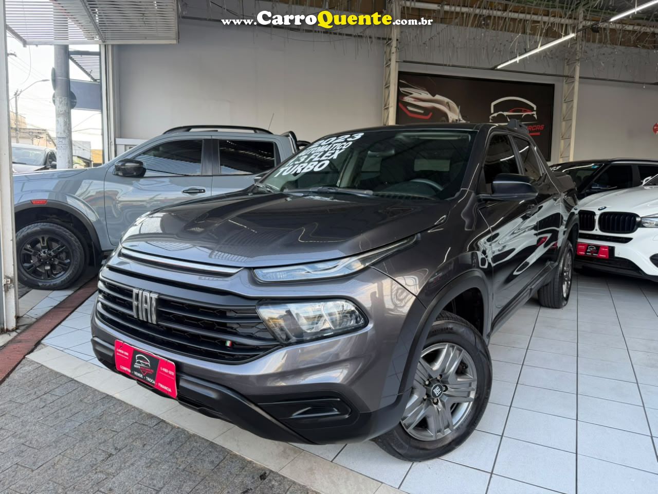 FIAT   TORO ENDURANCE 1.3 T270 4X2 FLEX AUT.   CINZA 2023 1.3 FLEX - Loja
