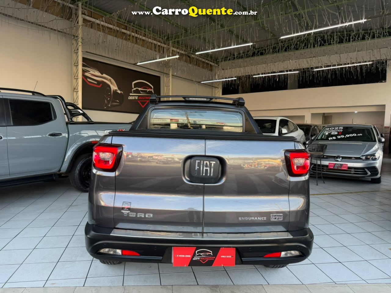 FIAT   TORO ENDURANCE 1.3 T270 4X2 FLEX AUT.   CINZA 2023 1.3 FLEX - Loja