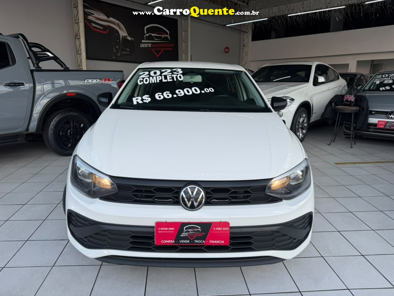 VOLKSWAGEN   POLO TRACK 1.0 FLEX 12V 5P   BRANCO 2023 1.0 FLEX - Loja
