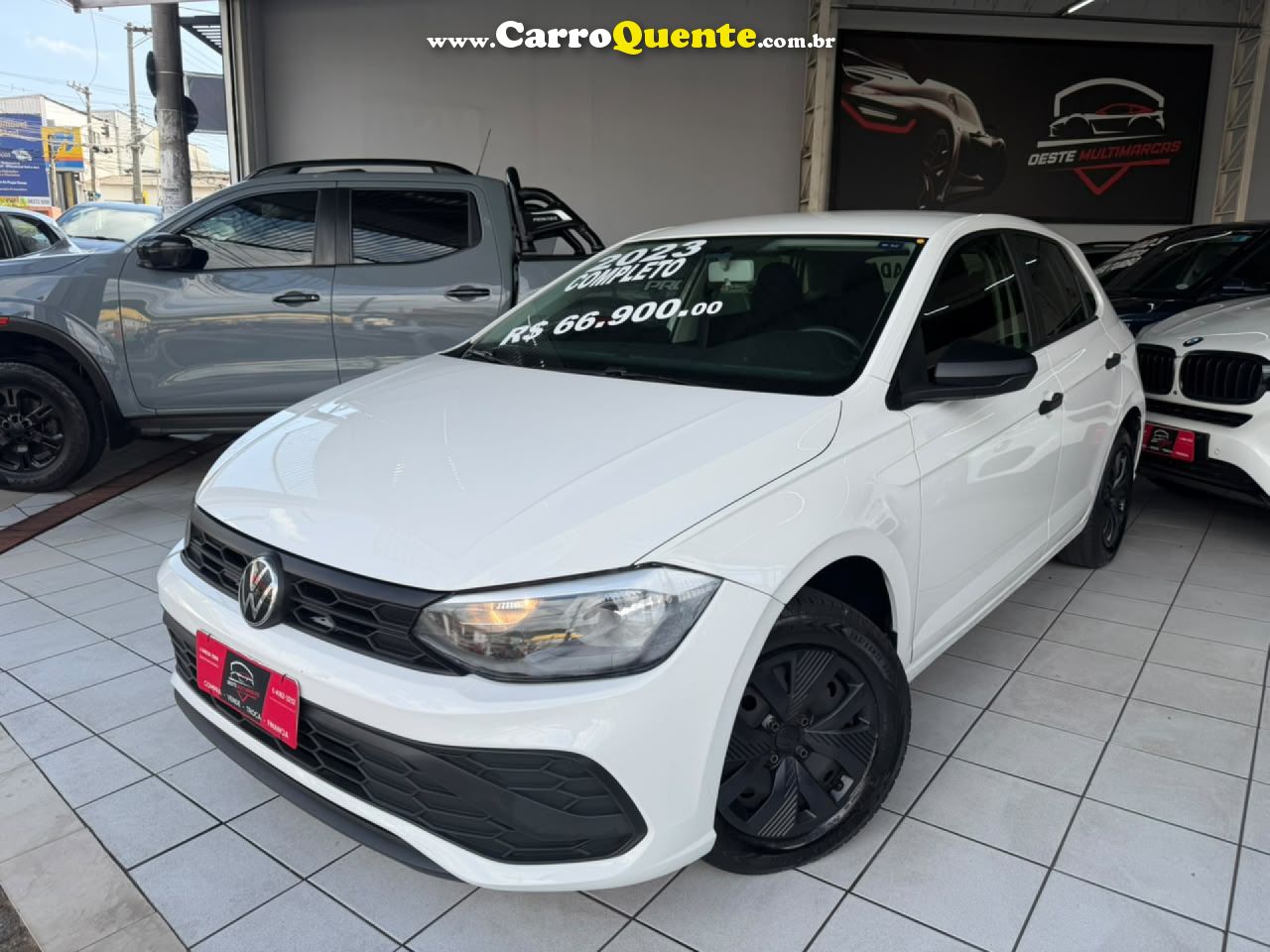 VOLKSWAGEN   POLO TRACK 1.0 FLEX 12V 5P   BRANCO 2023 1.0 FLEX - Loja