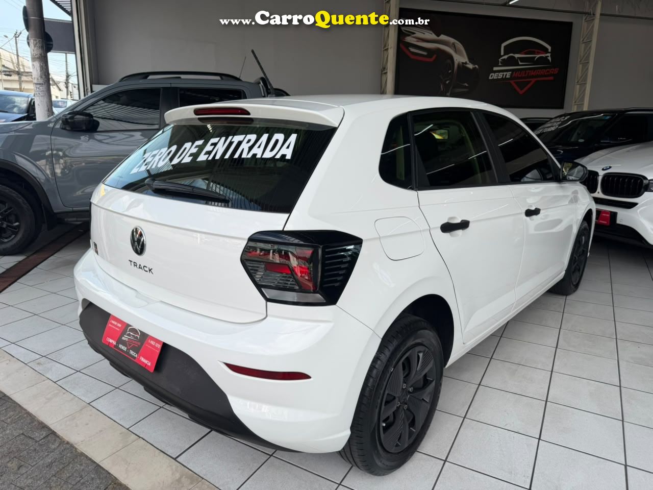 VOLKSWAGEN   POLO TRACK 1.0 FLEX 12V 5P   BRANCO 2023 1.0 FLEX - Loja