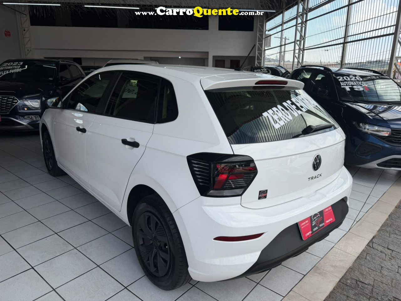 VOLKSWAGEN   POLO TRACK 1.0 FLEX 12V 5P   BRANCO 2023 1.0 FLEX - Loja