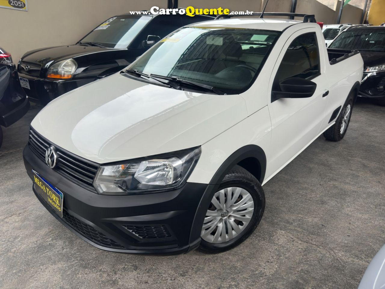 VOLKSWAGEN   SAVEIRO ROBUST 1.6 TOTAL FLEX 16V    BRANCO 2023 1.6 FLEX - Loja