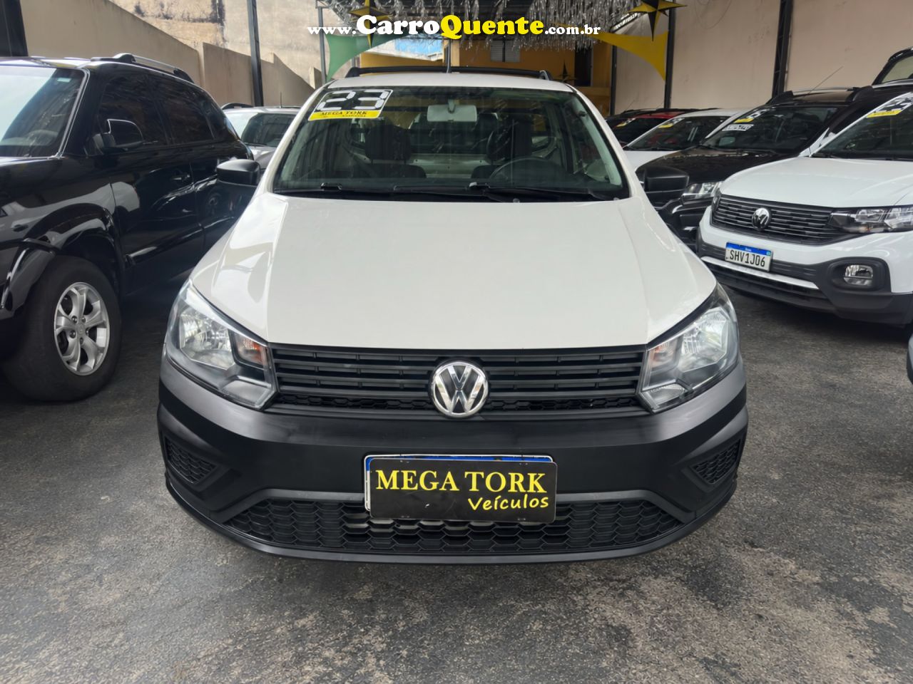 VOLKSWAGEN   SAVEIRO ROBUST 1.6 TOTAL FLEX 16V    BRANCO 2023 1.6 FLEX - Loja