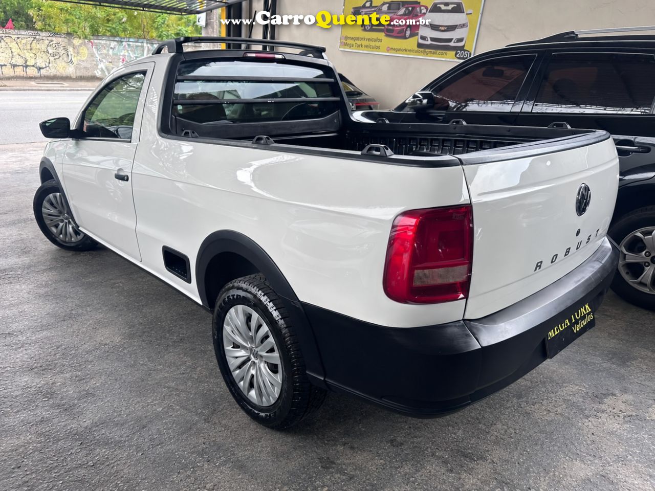 VOLKSWAGEN   SAVEIRO ROBUST 1.6 TOTAL FLEX 16V    BRANCO 2023 1.6 FLEX - Loja