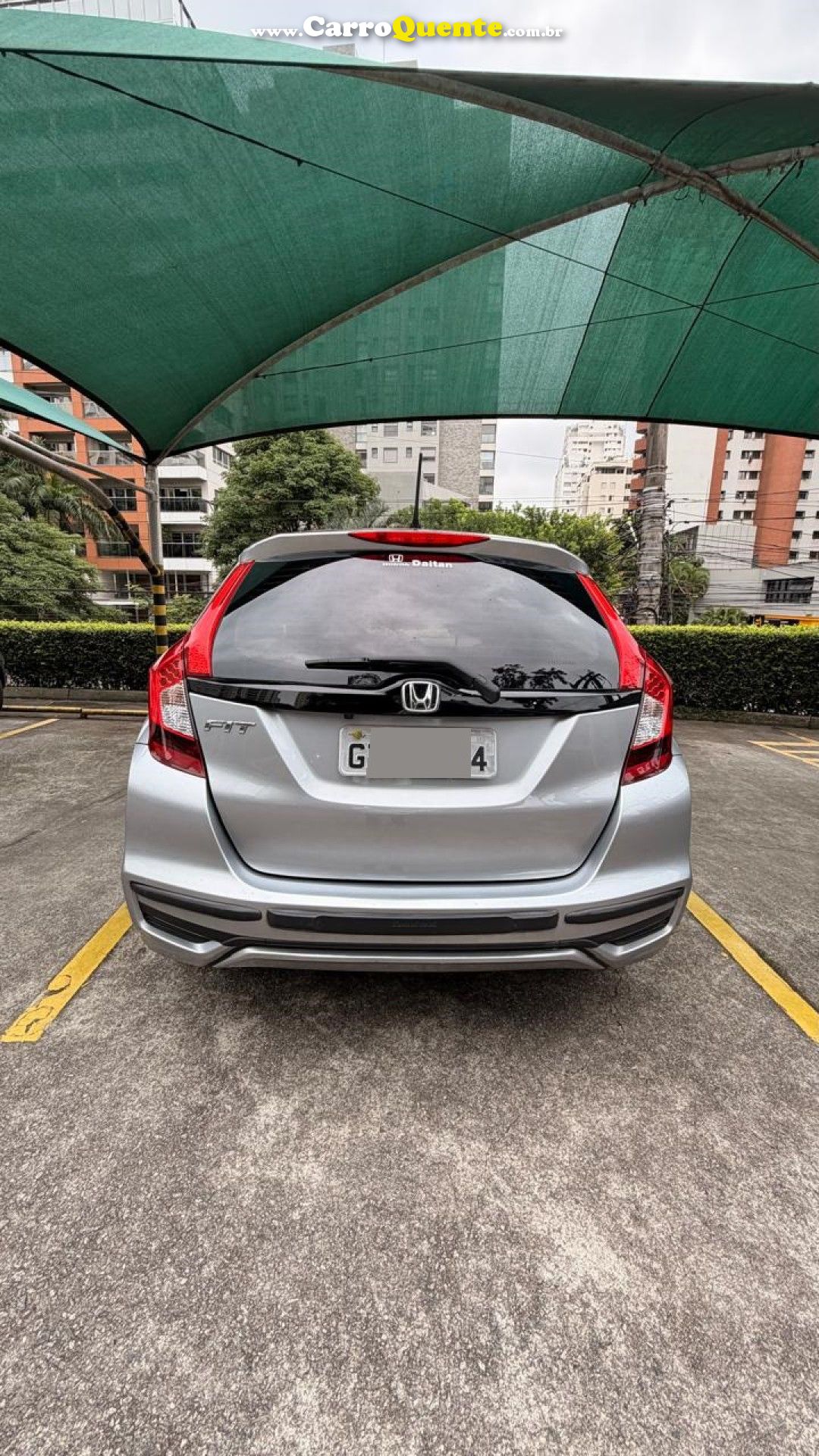 HONDA   FIT PERSONAL 1.5 FLEXONE 16V 5P AUT.   PRATA 2018 1.5 FLEX - Loja