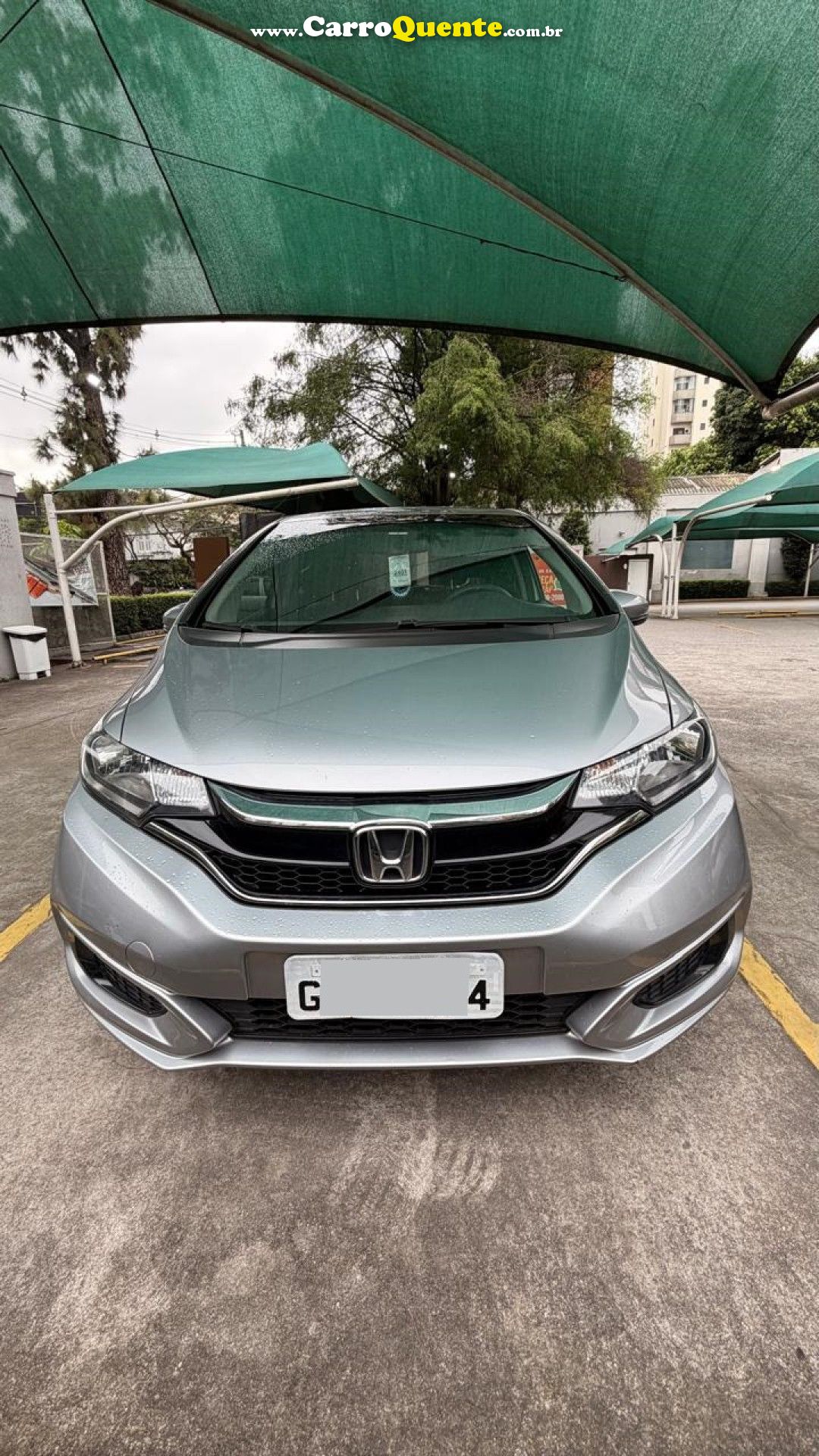 HONDA   FIT PERSONAL 1.5 FLEXONE 16V 5P AUT.   PRATA 2018 1.5 FLEX - Loja