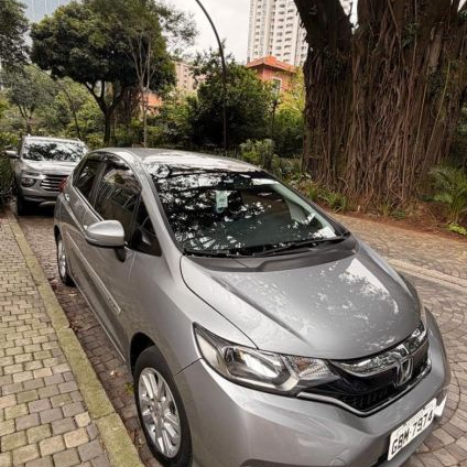 HONDA   FIT PERSONAL 1.5 FLEXONE 16V 5P AUT.   PRATA 2018 1.5 FLEX