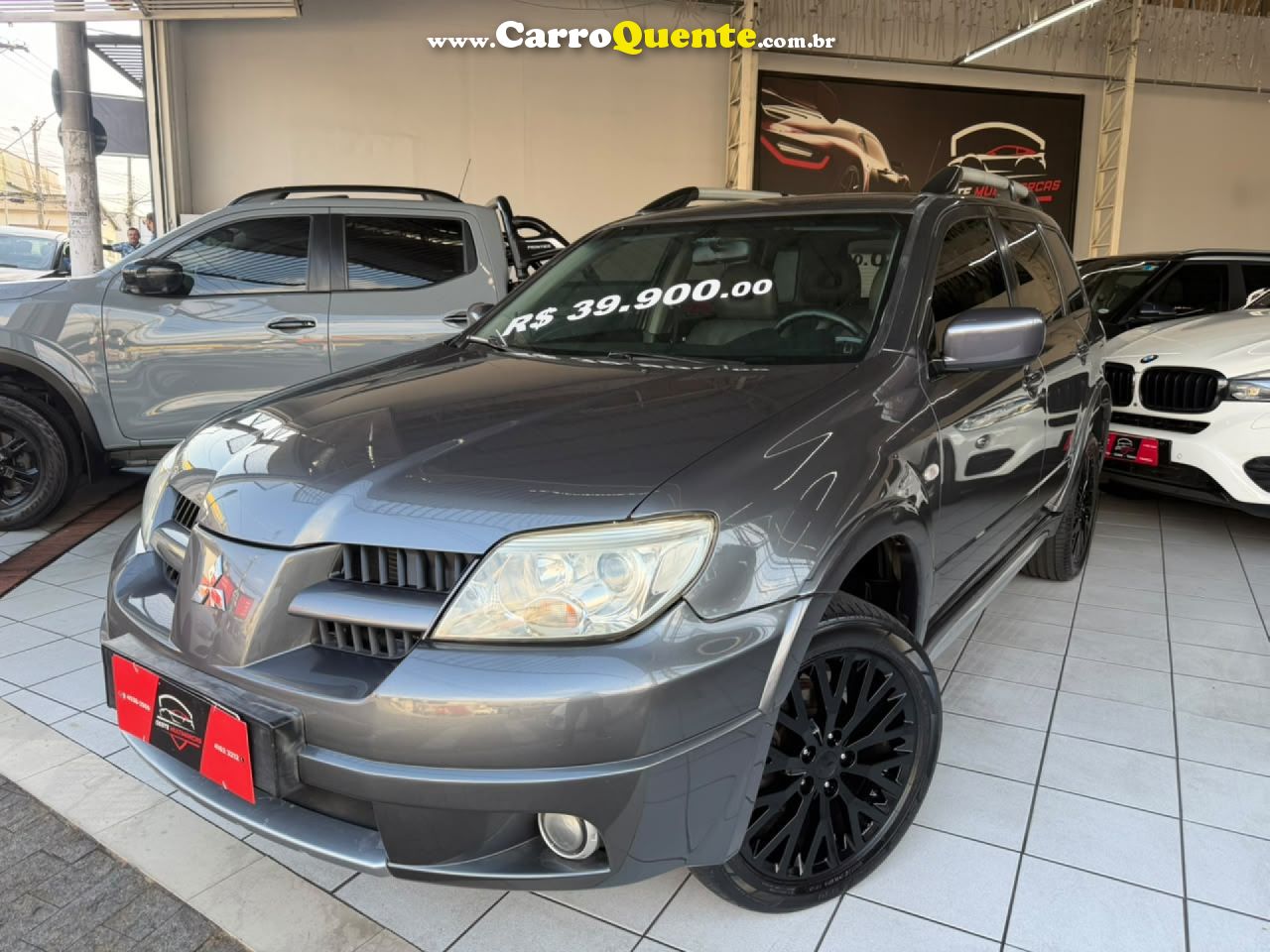 MITSUBISHI   AIRTREK 2.4 16V 163CV 136CV 4X4 5P AUT.   CINZA 2008 2.4 GASOLINA - Loja