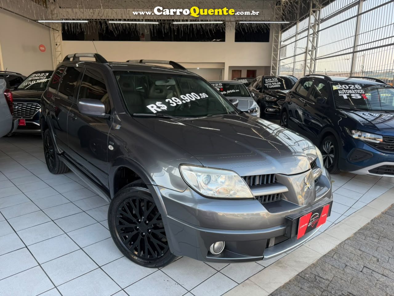 MITSUBISHI   AIRTREK 2.4 16V 163CV 136CV 4X4 5P AUT.   CINZA 2008 2.4 GASOLINA - Loja