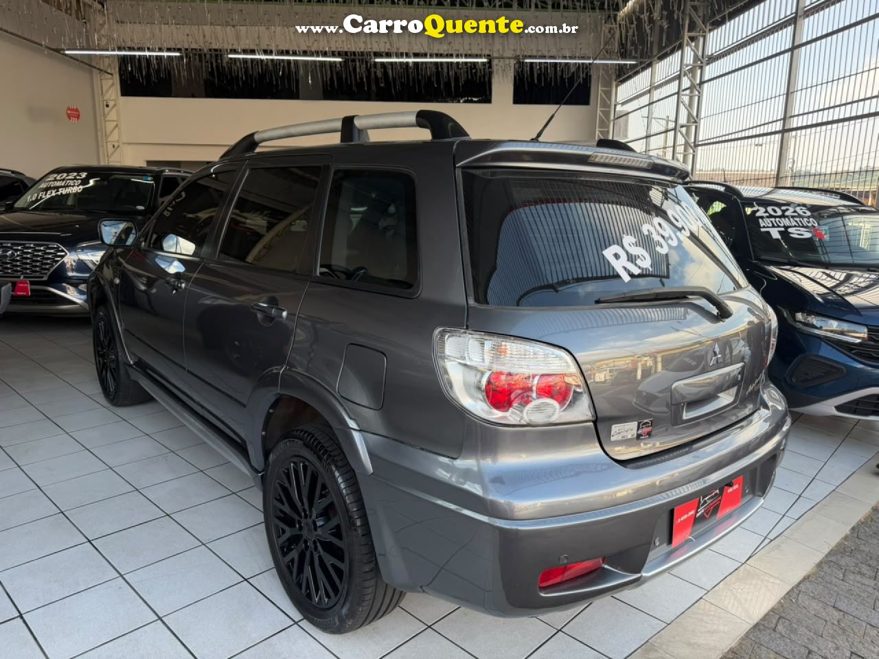 MITSUBISHI   AIRTREK 2.4 16V 163CV 136CV 4X4 5P AUT.   CINZA 2008 2.4 GASOLINA - Loja