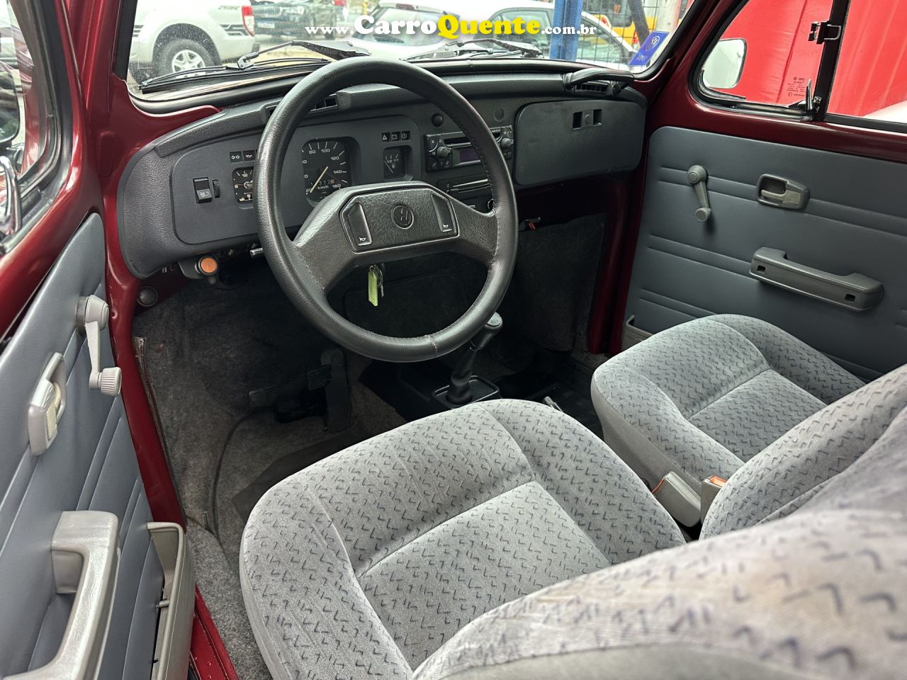 VOLKSWAGEN   FUSCA   VERMELHO 1994 1600 ÁLCOOL - Loja
