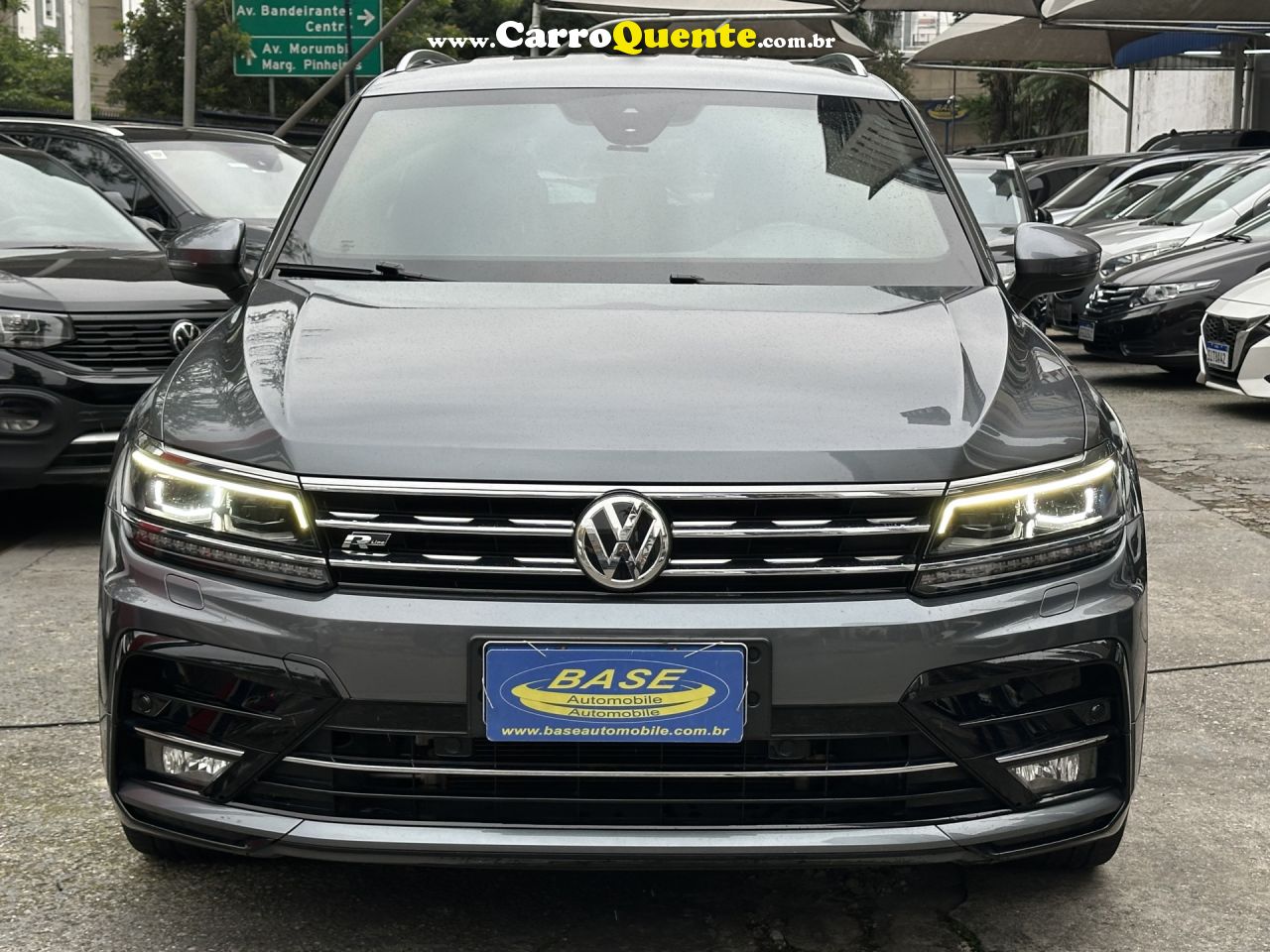 VOLKSWAGEN   TIGUAN ALLSPAC R-LINE 350 TSI 2.0 4X4   CINZA 2019 2.0 T GASOLINA - Loja