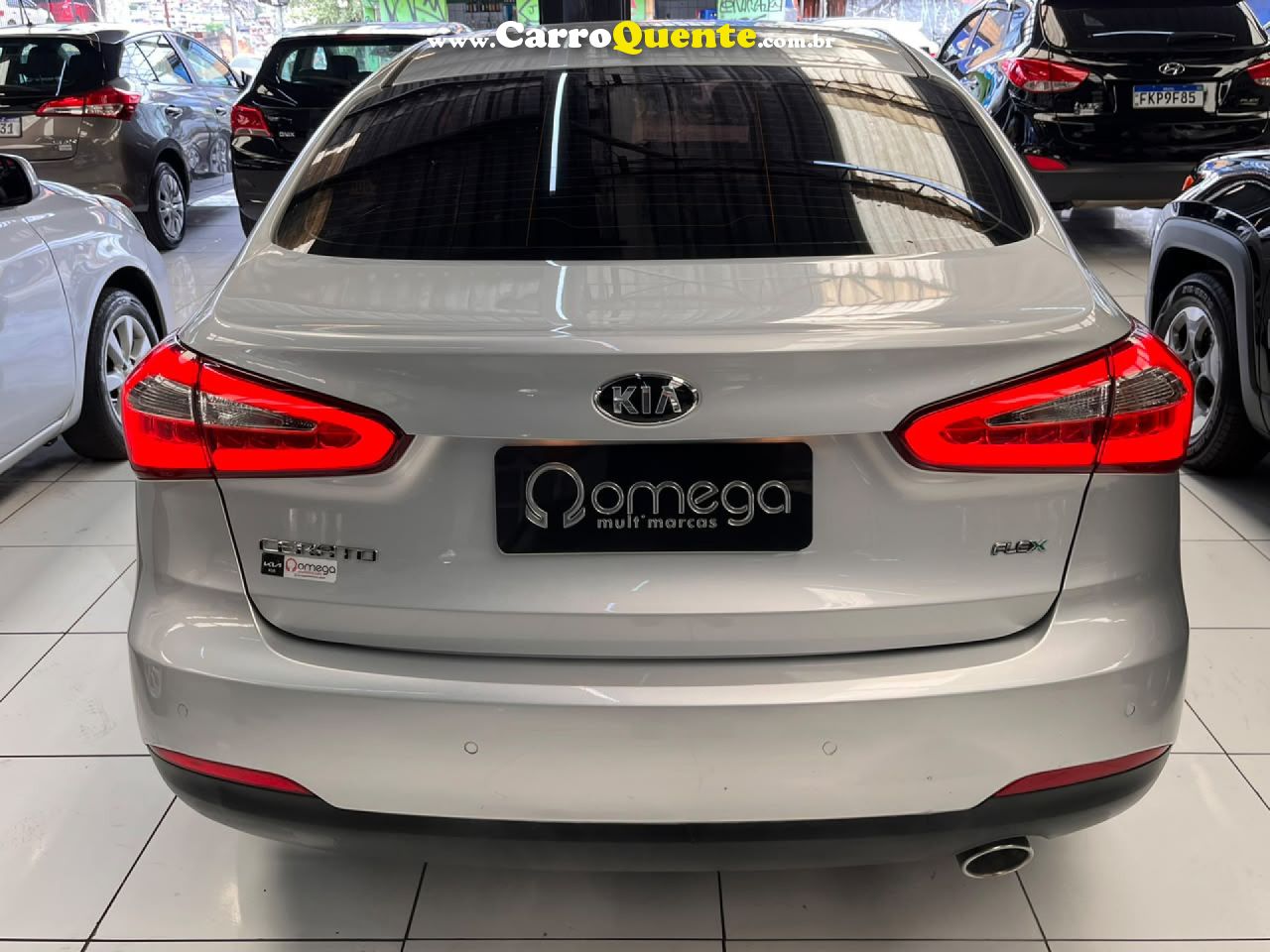 KIA   CERATO 1.6 16V  FLEX  AUT.   PRATA 2016 1.6 FLEX - Loja
