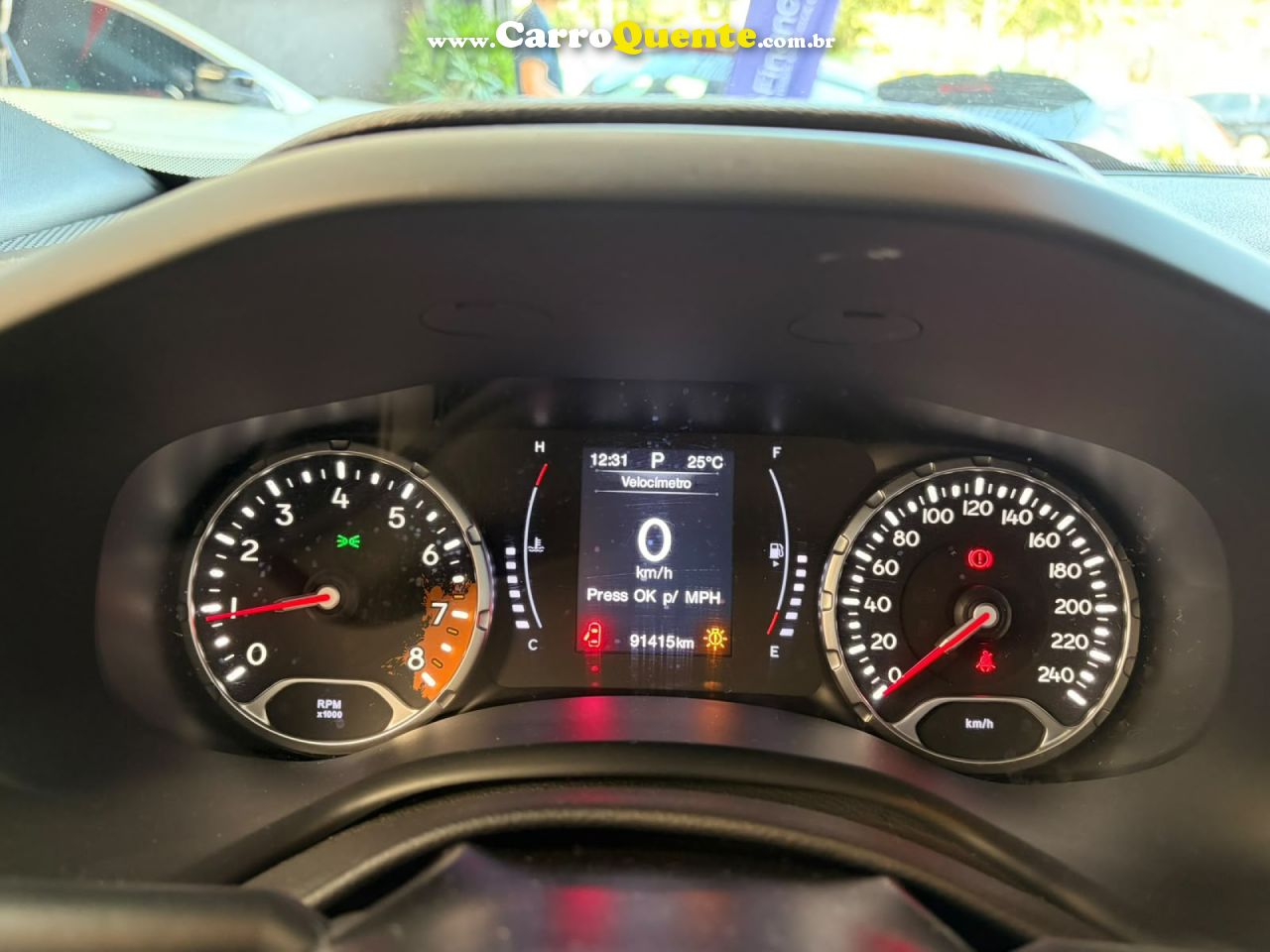 JEEP   RENEGADE SPORT 1.8 4X2 FLEX 16V AUT.   PRETO 2019 1.8 FLEX - Loja