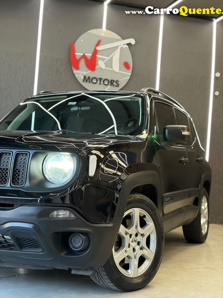 JEEP   RENEGADE SPORT 1.8 4X2 FLEX 16V AUT.   PRETO 2019 1.8 FLEX - Loja